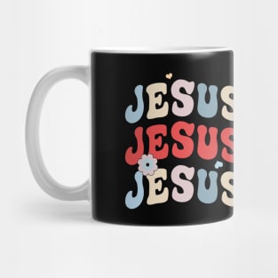 Groovy Jesus Saves Mug